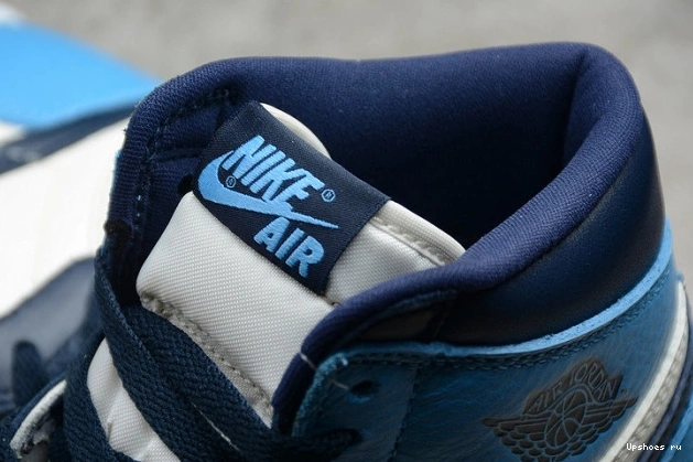 Obsidian | 1 University Jordan Air Retro 555088-140 Blue OG UNC High - 0920